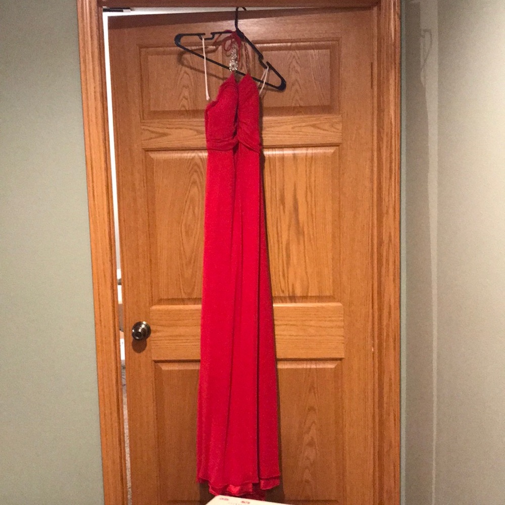 Red prom dress